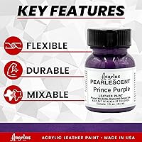 Vista 14 de Angelus Pintura para cuero de 4 onzas, azul pacífico