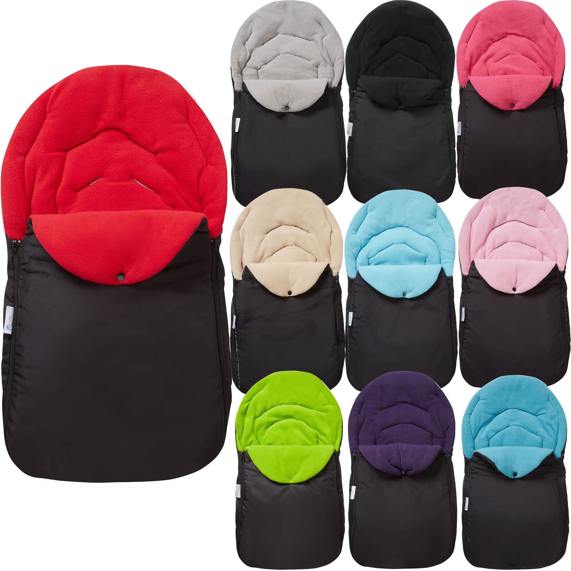 For Your Little One Car Seat Footmuff/Cosy Toes Compatible with Hauck - Purple - Fits All Models