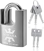 21/40KD-5SK High Security Stainless Steel Padlock with Key for Indoor and Outdoor Use (Heavy Duty) (40mm Various Keys Stainless Steel)