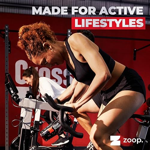 Miniatura 4 de Botella mezcladora de proteínas, color negro, vaso portátil de proteína en polvo con colador y tapa a prueba de fugas, 27.6 onzas líquidas, fácil de