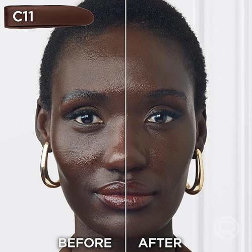 Miniatura 4 de L'Oreal Paris True Match Base supermezclable, maquillaje líquido de cobertura media, C11, profundo, 1 onza líquida