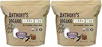 Vista 8 de Anthony's Avena Orgánica Laminada, 3 lb, Sin Gluten, Sin OGM, Estilo Tradicional, Grano Entero