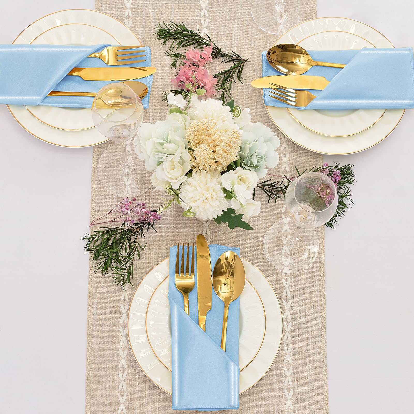 Tovaglioli da pranzo in lino con nome ricamato, tovaglioli ricamati con nome, tovaglioli con monogramma per matrimonio, tovaglioli per matrimonio, tovaglioli personalizzati - Italia