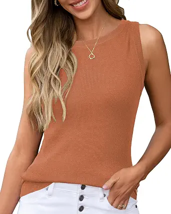 Women's Wool Blend Sleeveless All Season Business Casual Tank