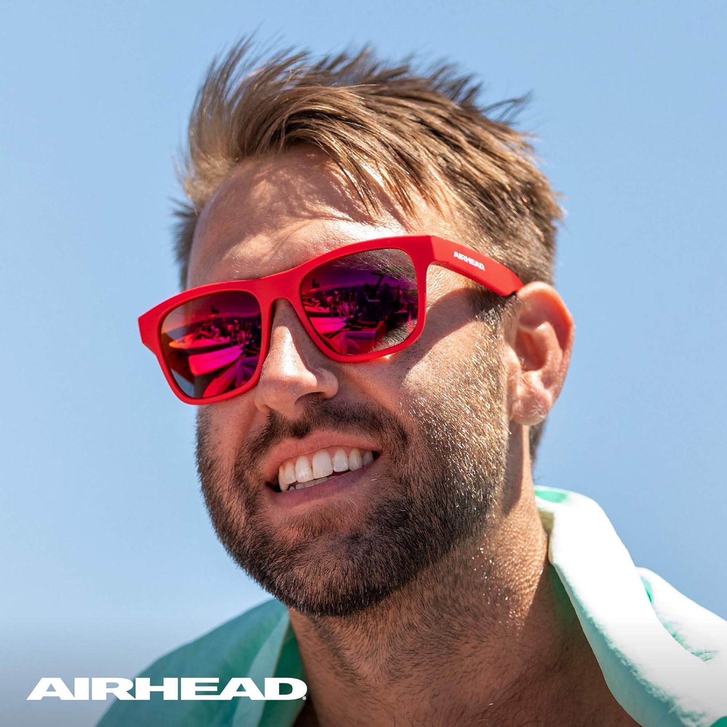 Airhead Classic Floating Sunglasses | Lightweight Frame with Polarized Anti-Reflective UV Ray Blocking Lenses