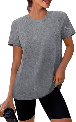 Workout Tops for Women Short Sleeve Summer Tops 2026 Athletic Shirts Pilates Exercise Clothes Sports Yoga Fitness S-3XL