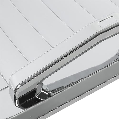 Miniatura 8 de KUAFU Ventilación del capó compatible con Hummer H3 H3T 2006-2010 cubierta de campana con asas, rejilla de ventilación de aire plateada, moldura