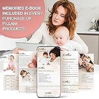 Vista 6 de PILLANI Nursing Pillow, Breastfeeding Pillows for Enhanced Safety & Comfort for Mom & Baby, Removable Cotton Cover, Adjustable Waist Strap