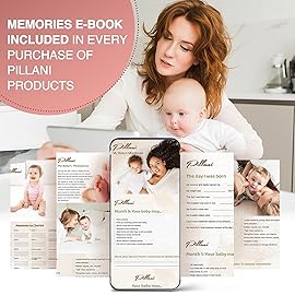 PILLANI Nursing Pillow for Breastfeeding, Breastfeeding Pillows for Mom Support & Baby Comfort, Removable Cotton Cover, w/Adjustable Waist Strap, Newborn Essentials Must Haves, Baby Registry Search