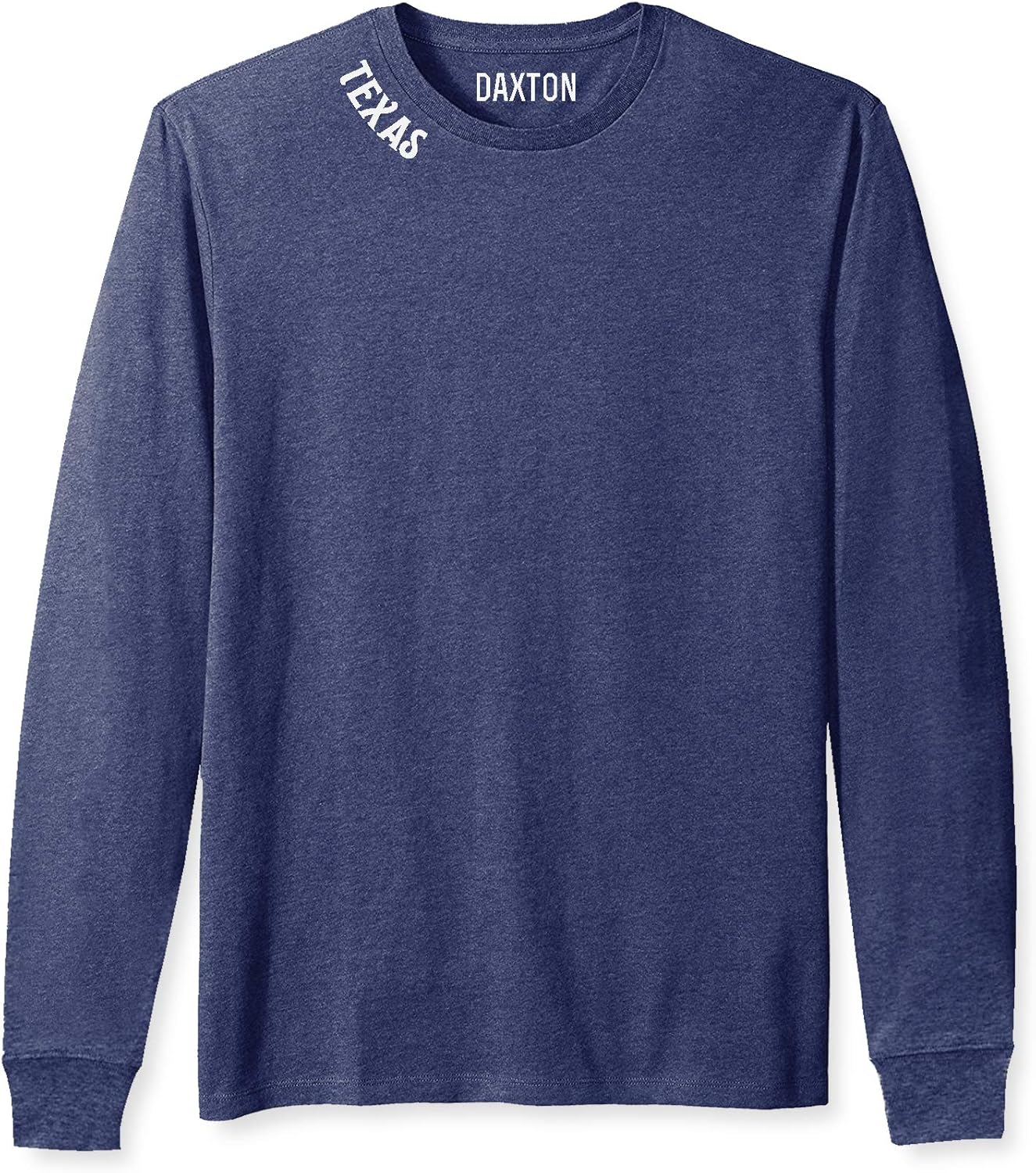 Daxton Premium Texas Men Long Sleeves T Shirt Ultra Soft Medium Weight Cotton