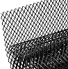 Car Grille Mesh Sheet, 39.4x13 in, Black Rhombic Aluminum Grill Mesh, Protects Vehicle Interior, Universal Fit, Easy to Cut Install for Custom Car Modification