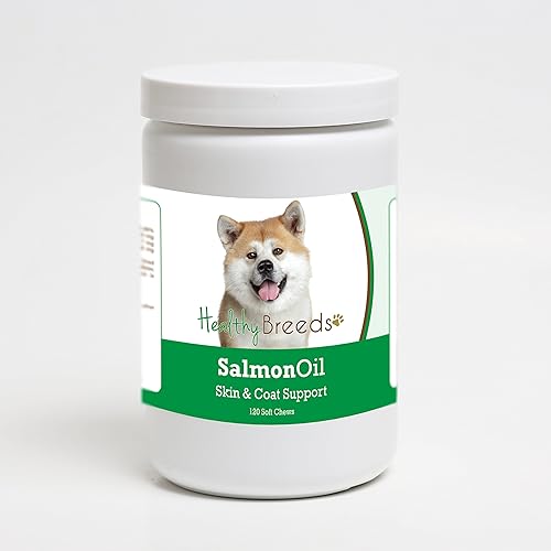Miniatura 242 de Healthy Breeds Golden Retriever - Aceite de salmón masticable suave, 90