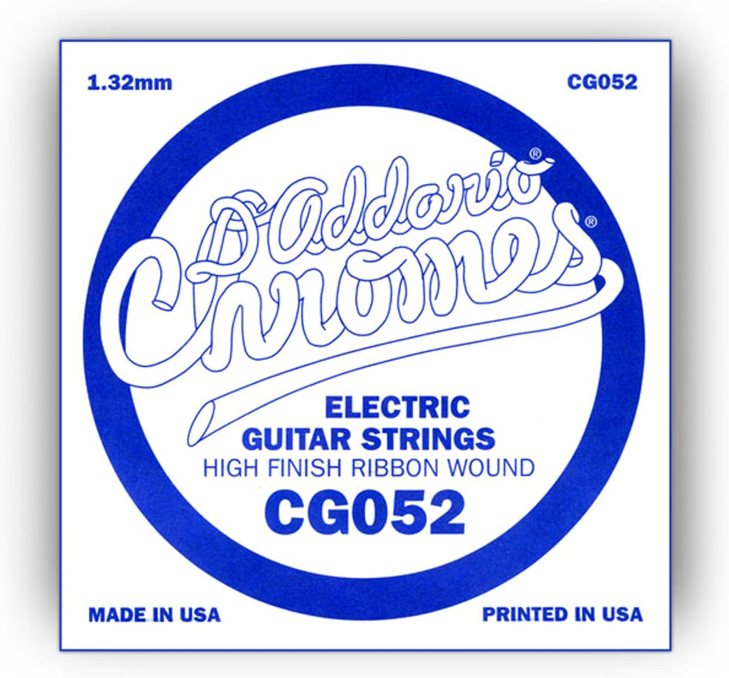 D'Addario CG020 Flat Wound Electric Guitar Single String, .020 image 4