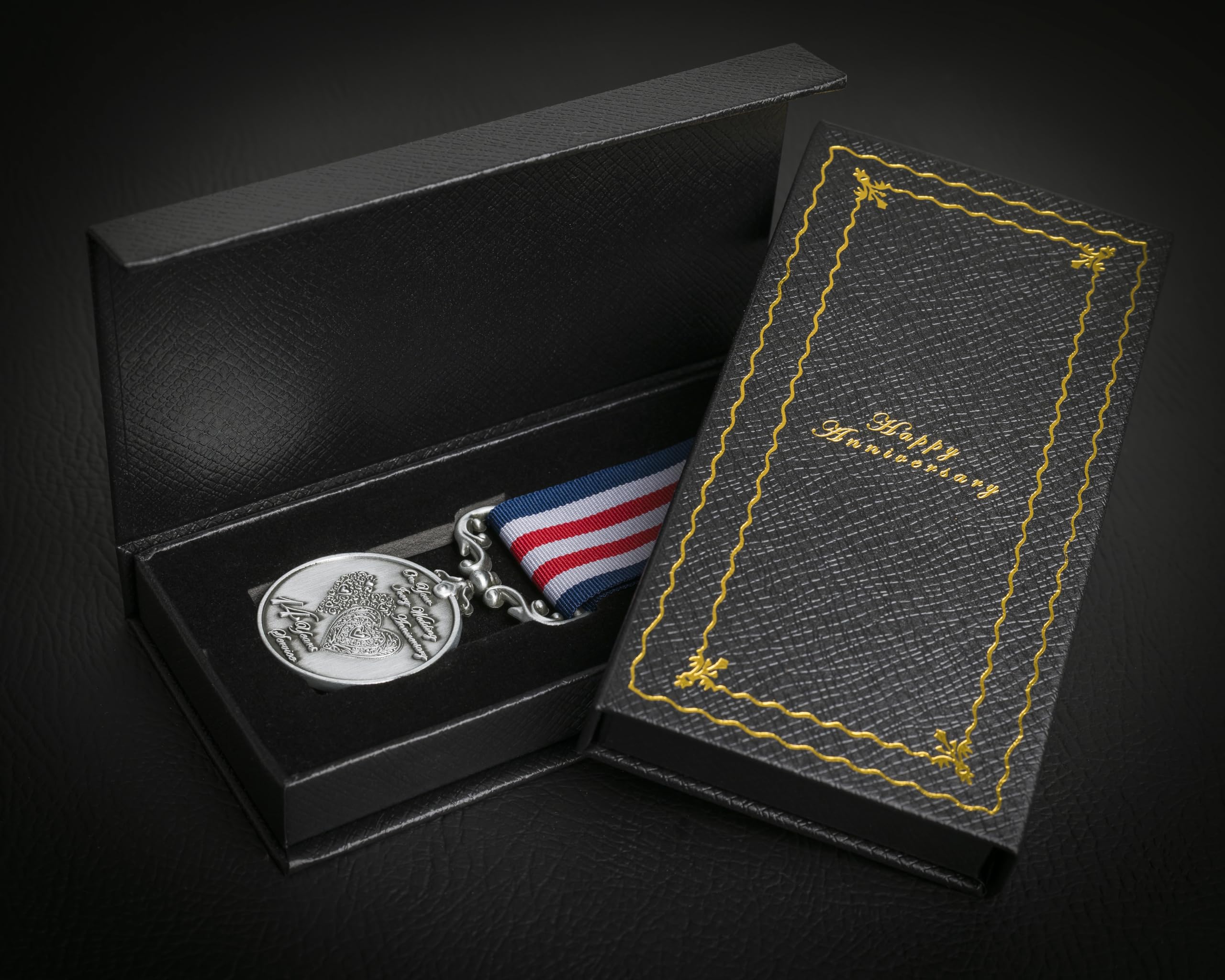The Commemorative Coin Company Silver Your 14Th Ivory Wedding Anniversary Long Service/Bravery Medal. Box. Gift For Couple Husband/Wife 14 Years Of Marriage