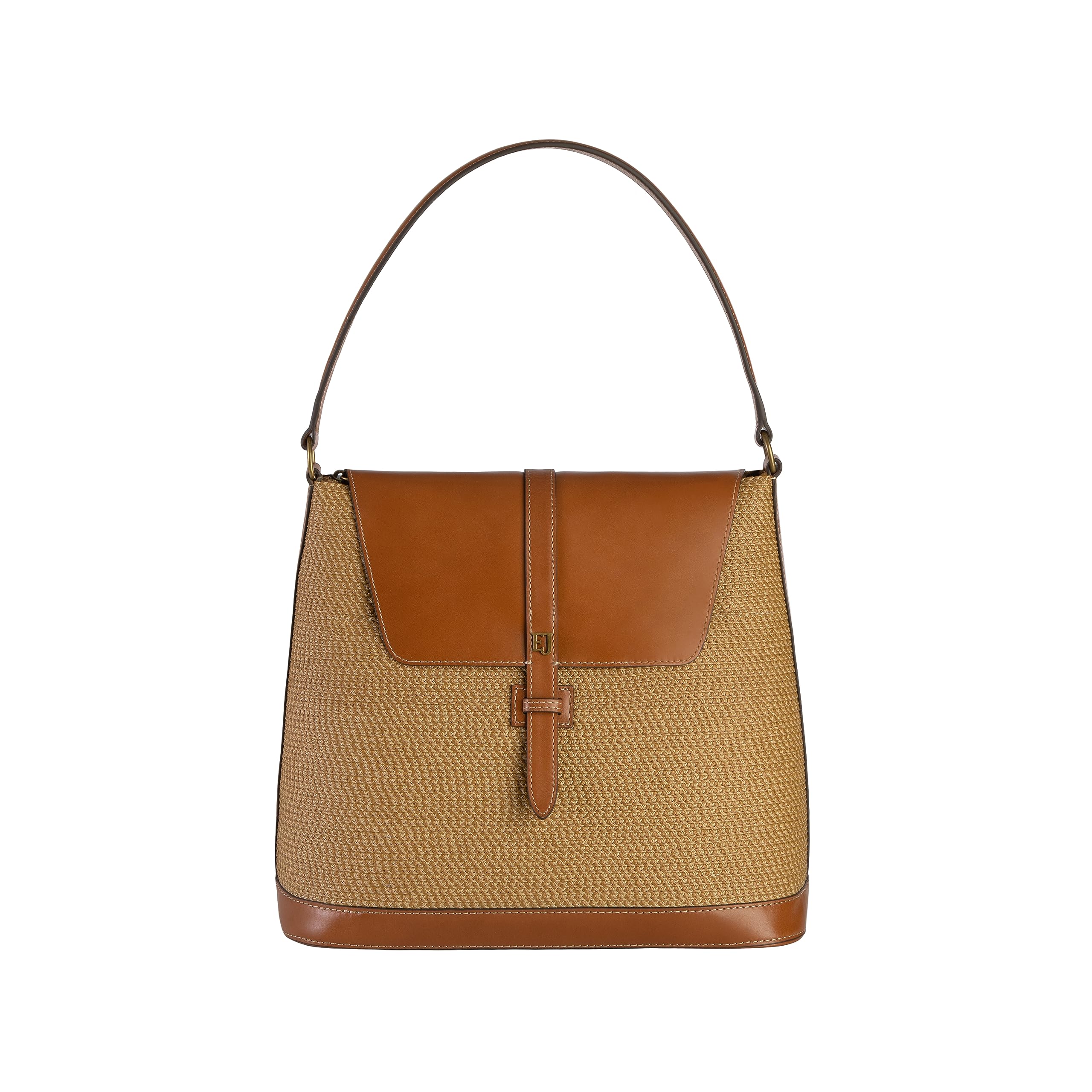 Eric Javits Women's Convertible Bel Air Straw Hobo Handbag - Natural, Medium