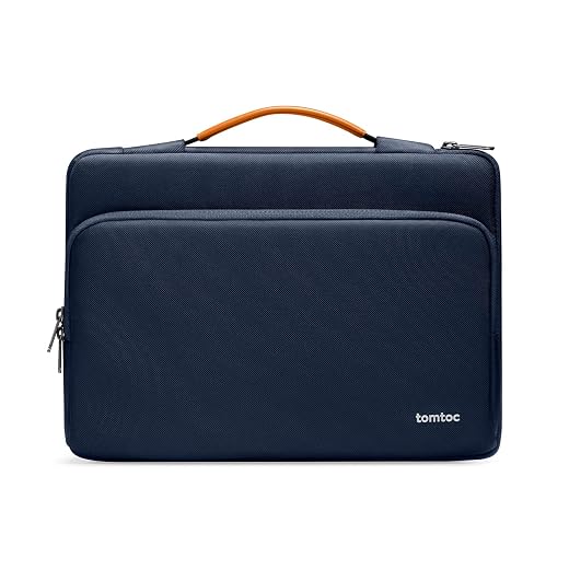 tomtoc 360 Protective Laptop Carrying Case for 13-inch MacBook Air M4/A3240 2025, M3/A3113 M2/A2681 M1/A2337, MacBook Pro M2/A2686 M1/A2337, iPad Pro M4 & iPad Air M3 2025, Water-Resistant Laptop Bag