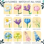 Flowers Bouquet Building Set, Botanical Collection Blocks Kit Compatible with Lego Flowers, 880 PCS Artificial Flower Toys Home Office Decor