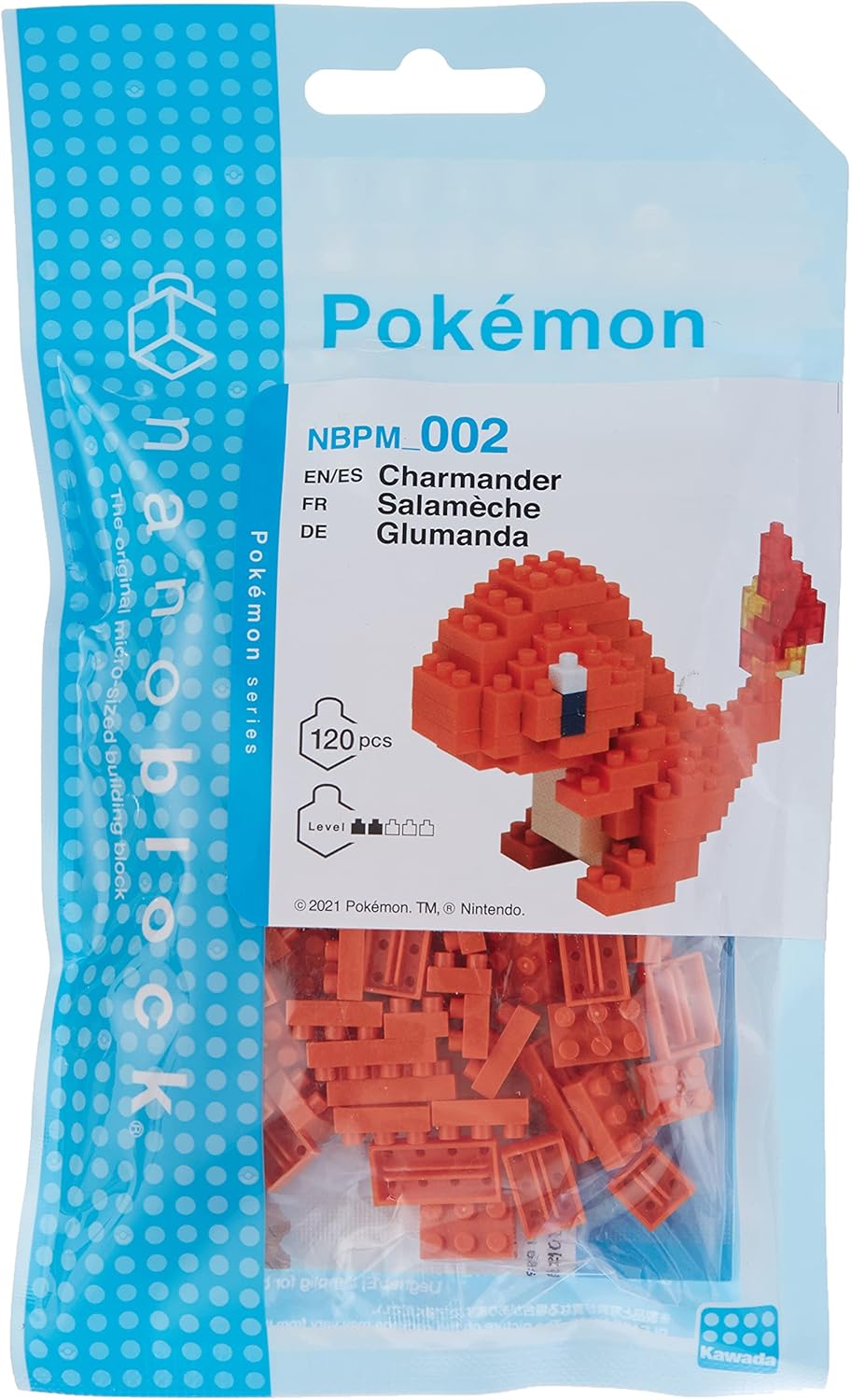 Nanoblock Pokemon Charmander Nanoblock Pokemon Series Box Of 6 Amazon Co Uk Toys Games