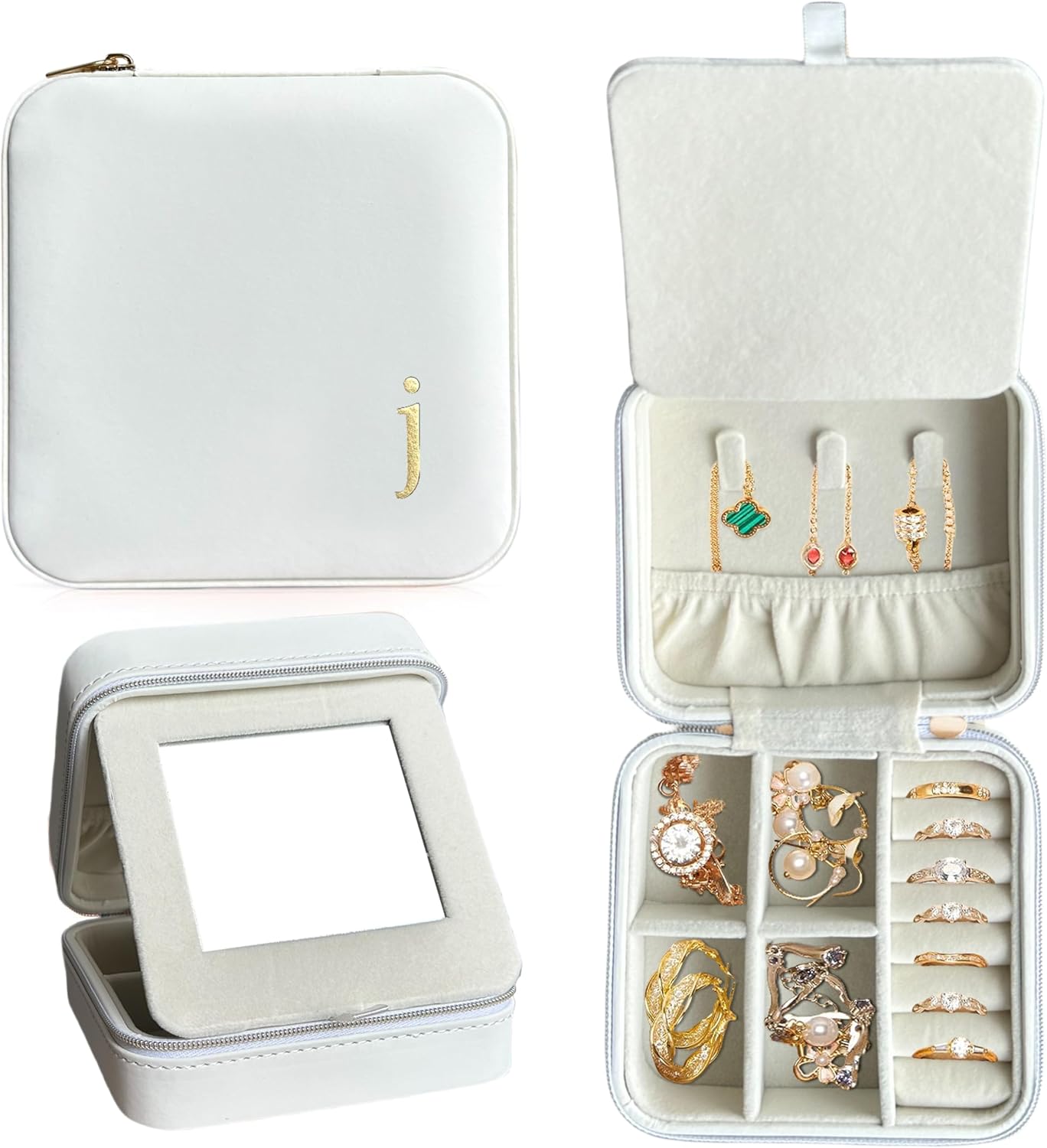 COLLECTIVE HOME – Travel Jewelry Case, Elegant...