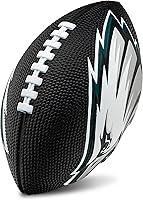 Franklin Sports Philadelphia Eagles NFL Kids Foam Football - Soft 8.5" Junior Ball with 3D Logos for Tailgates & Backyard Play