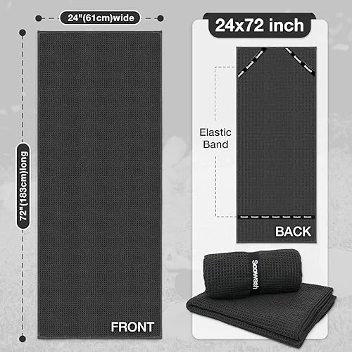 Miniatura 2 de Toalla de Yoga Caliente, Toallas de Esterilla de Yoga de Microfibra Antideslizantes para Yoga Caliente Absorbente de Microfibra Sudor Cubierta