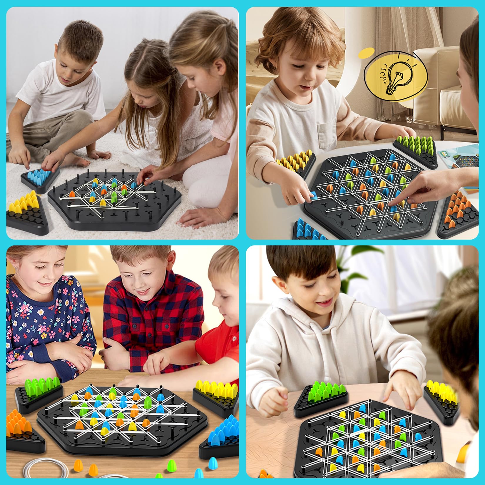 Triggle Gioco Da Tavolo Con Elastici Come Nuovo