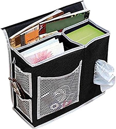 Organizador de almacenamiento Oxford 600D para colgar en la mesita de noche, 32 x 14 x 25 pulgadas, organizador de almacenamiento de mesa, anteojos