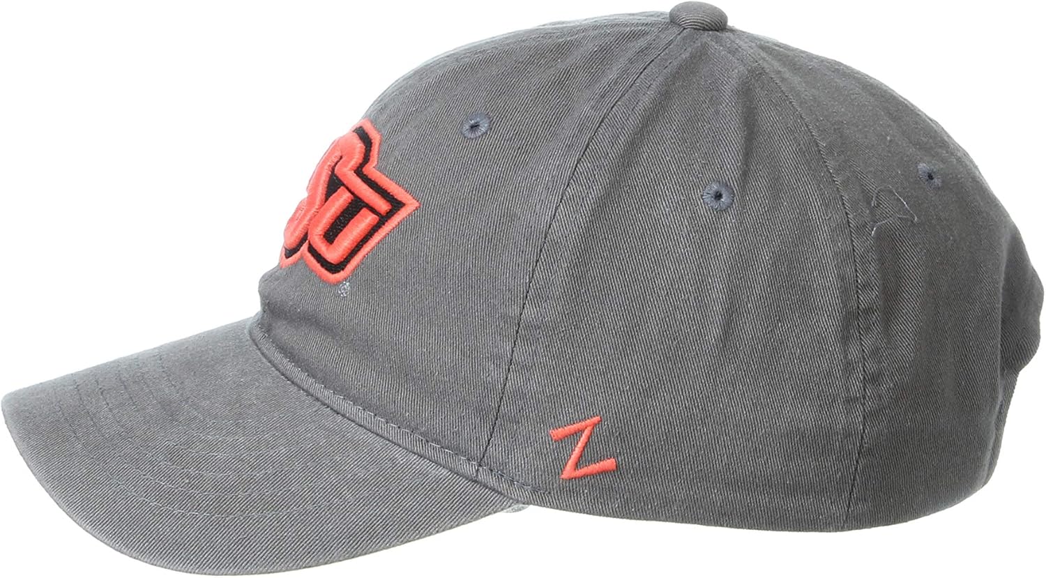 NCAA Oklahoma State Cowboys Mens Adjustable Scholarship Hat Charcoal, Oklahoma State Cowboys Charcoal, Adjustable, One size
