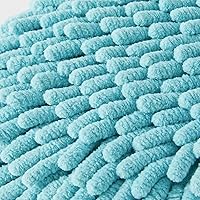 Vista 6 de 1103Chenille toalla de mano (gris y gris)