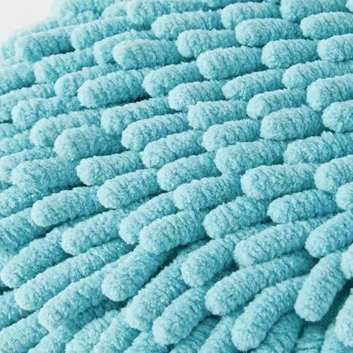 Miniatura 6 de 1103Chenille toalla de mano (gris y gris)