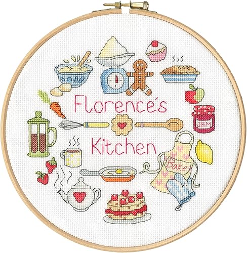 My Kitchen Bothy Threads - Kit de aro de punto de cruz