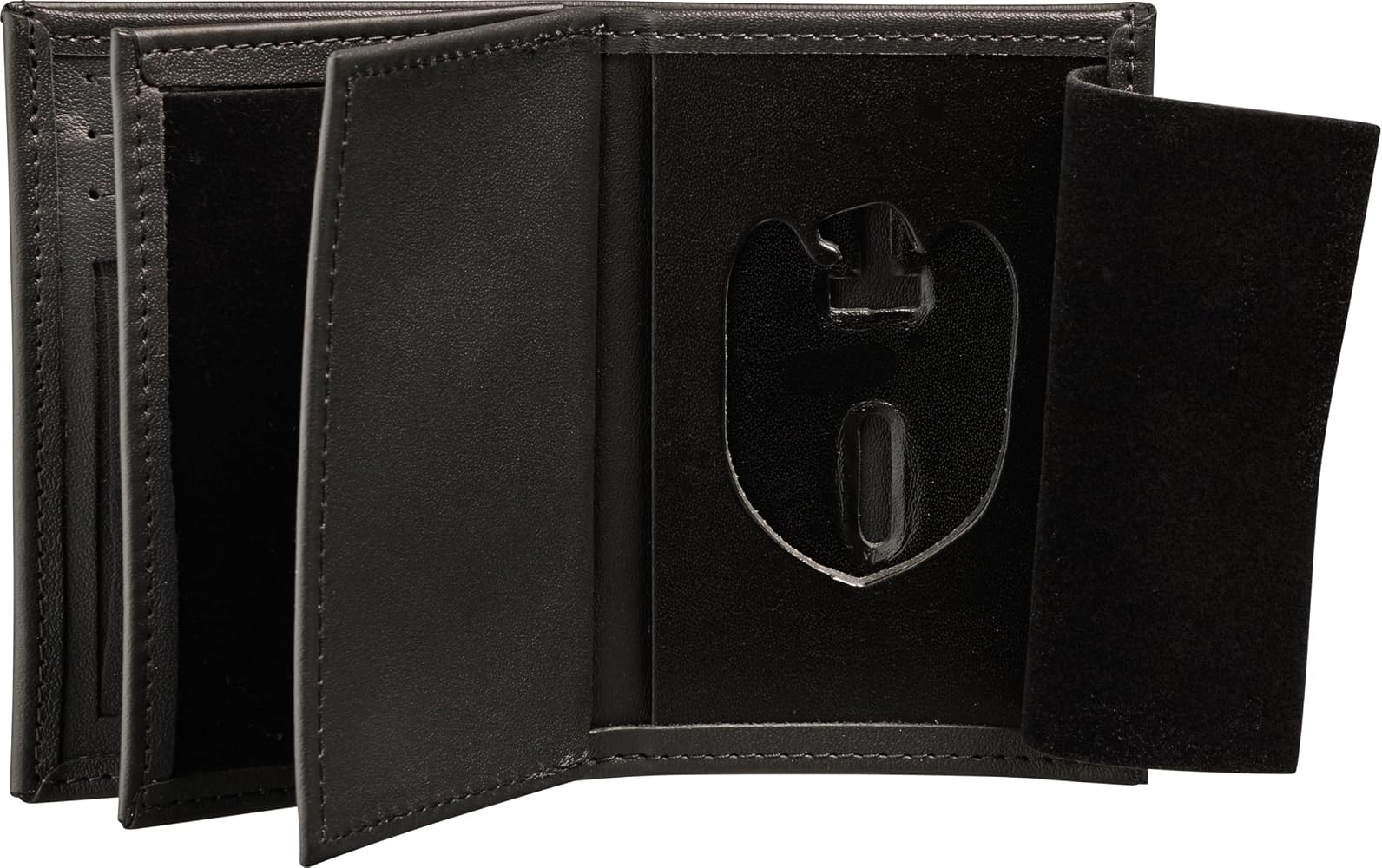 Amazon.com : Perfect Fit Hidden Badge Bifold Wallet NCIS Badge and
