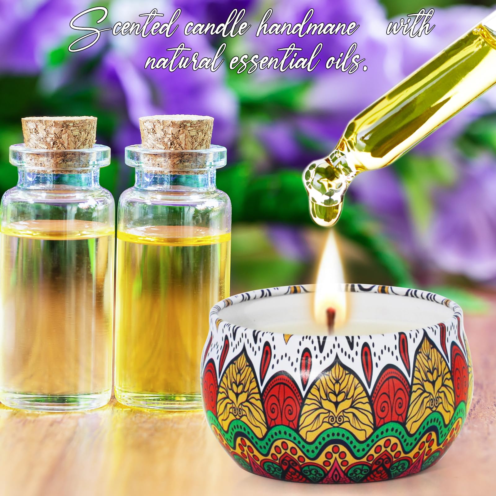 Velas Aromáticas Regalos para Mujeres, 18 Pack Velas Aromáticas en Set de Regalo, Velas Decorativas, Vela de Cera de Soja para el Día de la Madre, Navidad, Cumpleaños, San Valentín, Baño, Yoga, Sueño