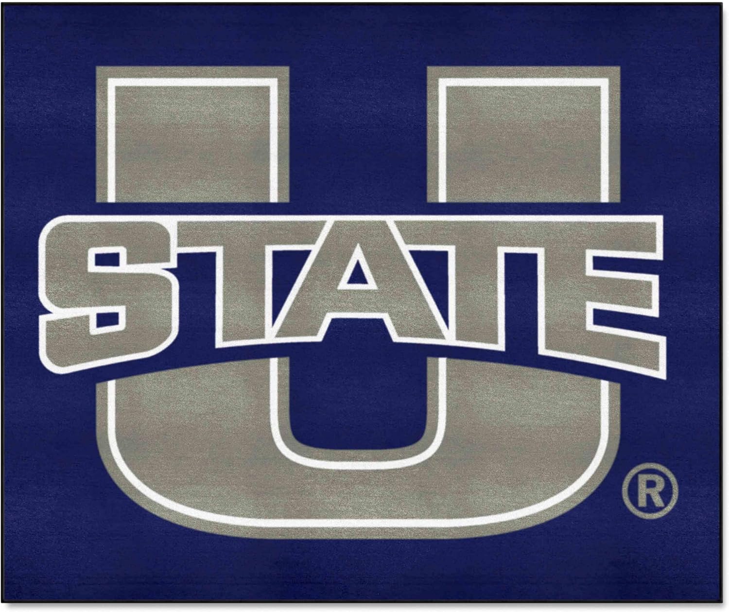 FANMATS 2536 Utah State Aggies Tailgater Rug - 5ft. x 6ft. Sports Fan Area Rug, Home Decor Rug and Tailgating Mat