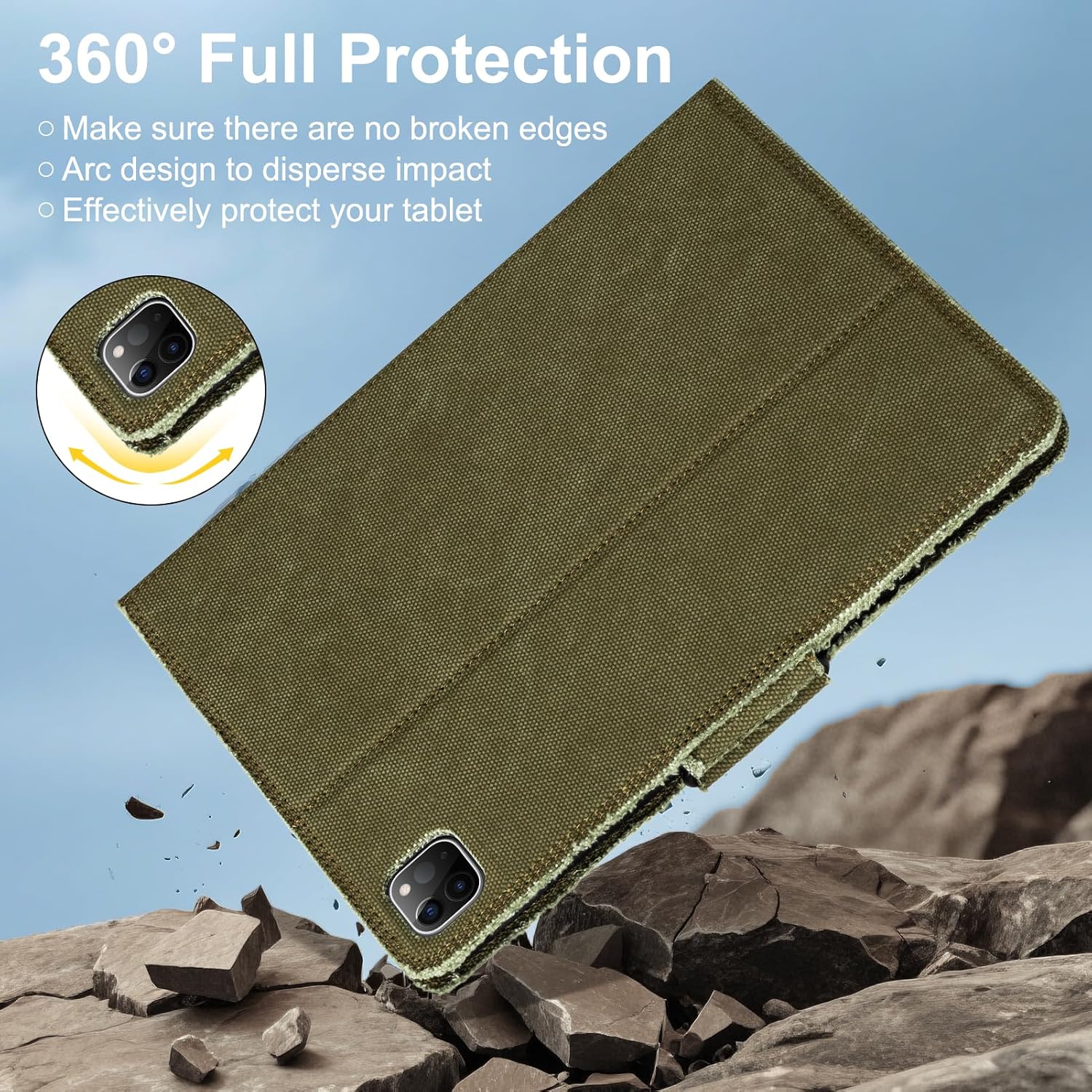 iPad Case for iPad Pro 11" 4th/3rd/2nd/1st Gen 2022/2021/2020/2018 image 5