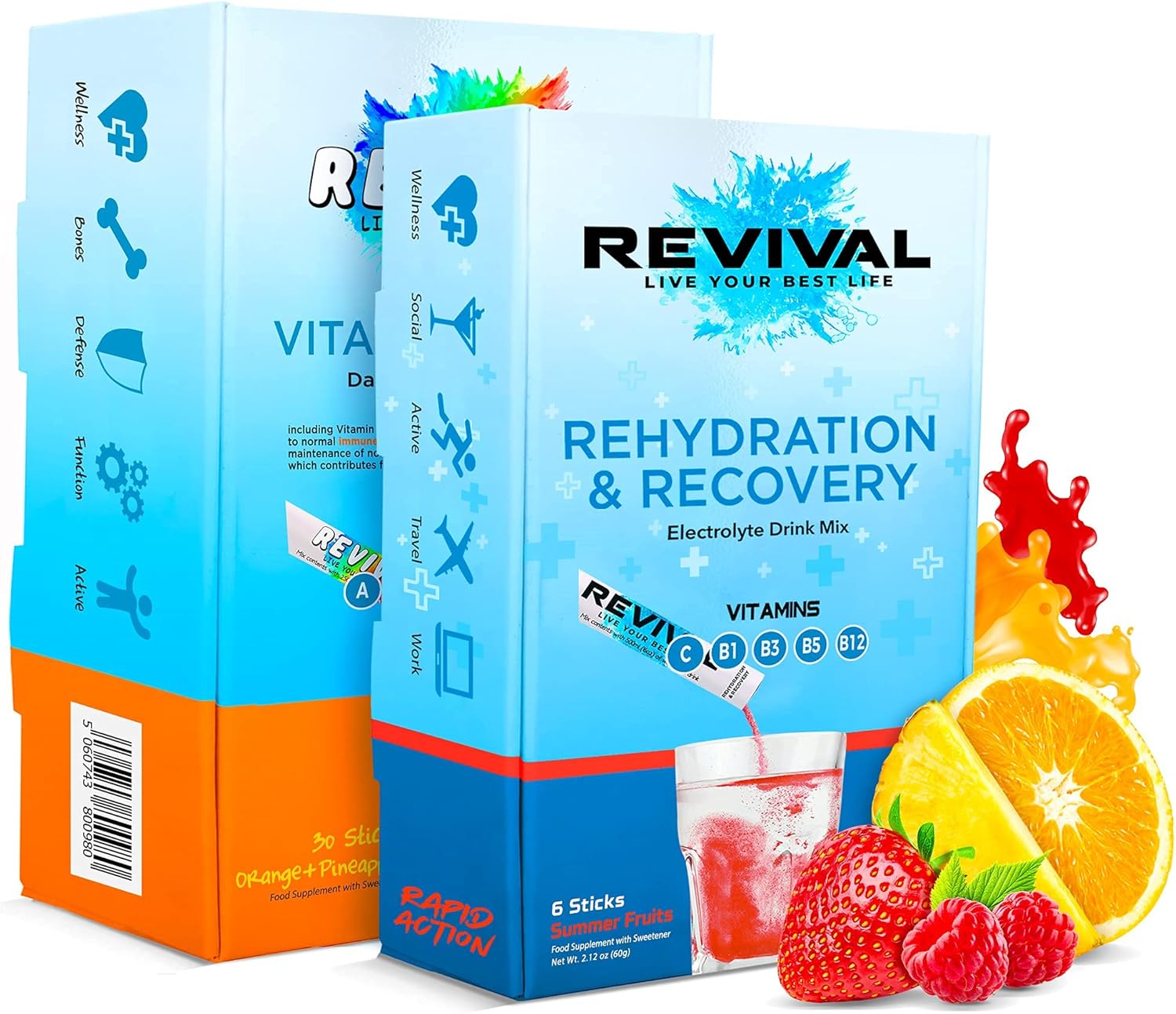Revival Shots Kids Multivitamin Drink and Electrolytes