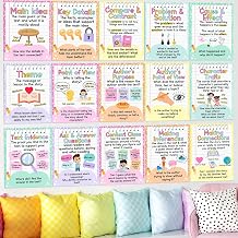 Ctosree 15 Pcs Reading Comprehension Posters for Classroom 14 x 10'' Reading Bulletin Board Classroom Posters Elementary Educational Wall Decor for Hallways Library Middle High School Teacher Supplies
