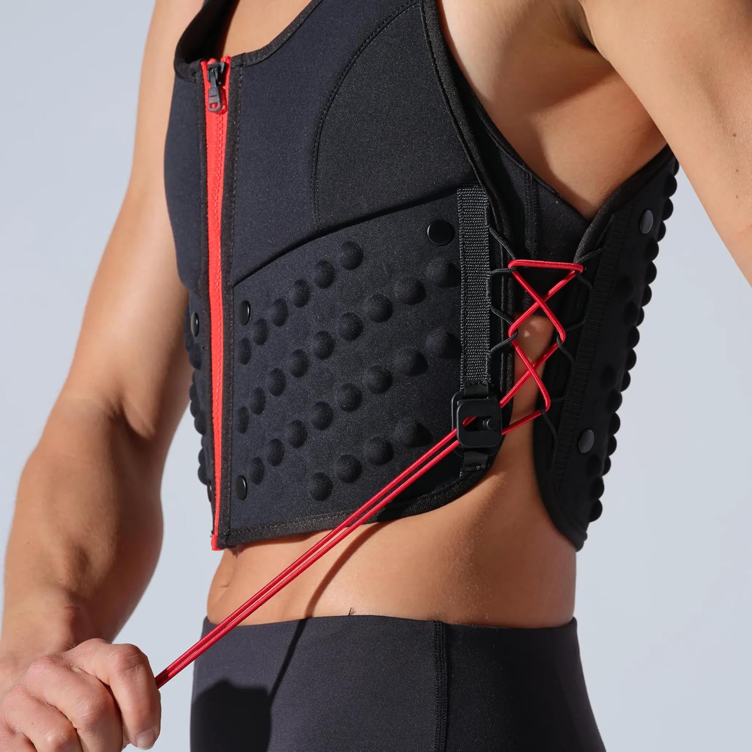 OMORPHO Women's G-Vest Run/Lite, 3 lb (up to 9 lb with addition of G-Pack), weighted vest for women, low-profile, fully adjustable, comfort fit. Light enough for daily runs. Powerful enough to make every mile work harder.