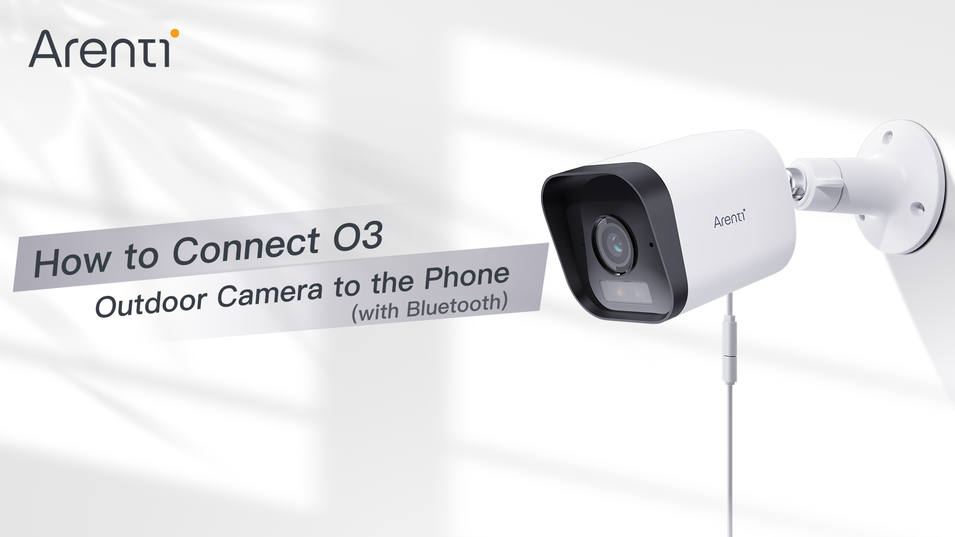 ARENTI Caméra Surveillance WiFi Extérieure 2.5K/4MP - Vision Nocturne Couleur, Audio Bidirectionnel, IP65, Détection IA