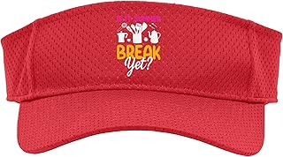 is It Summer Break Yet Lunch Lady Sport Sun Visor