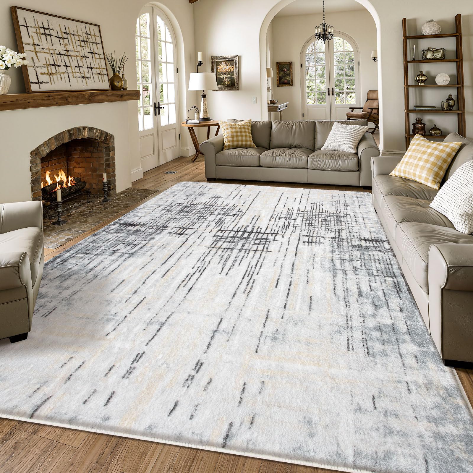 Moquette chambre moderne et douce de 200x300 cm idéale pour créer un coin cocooning et artistique