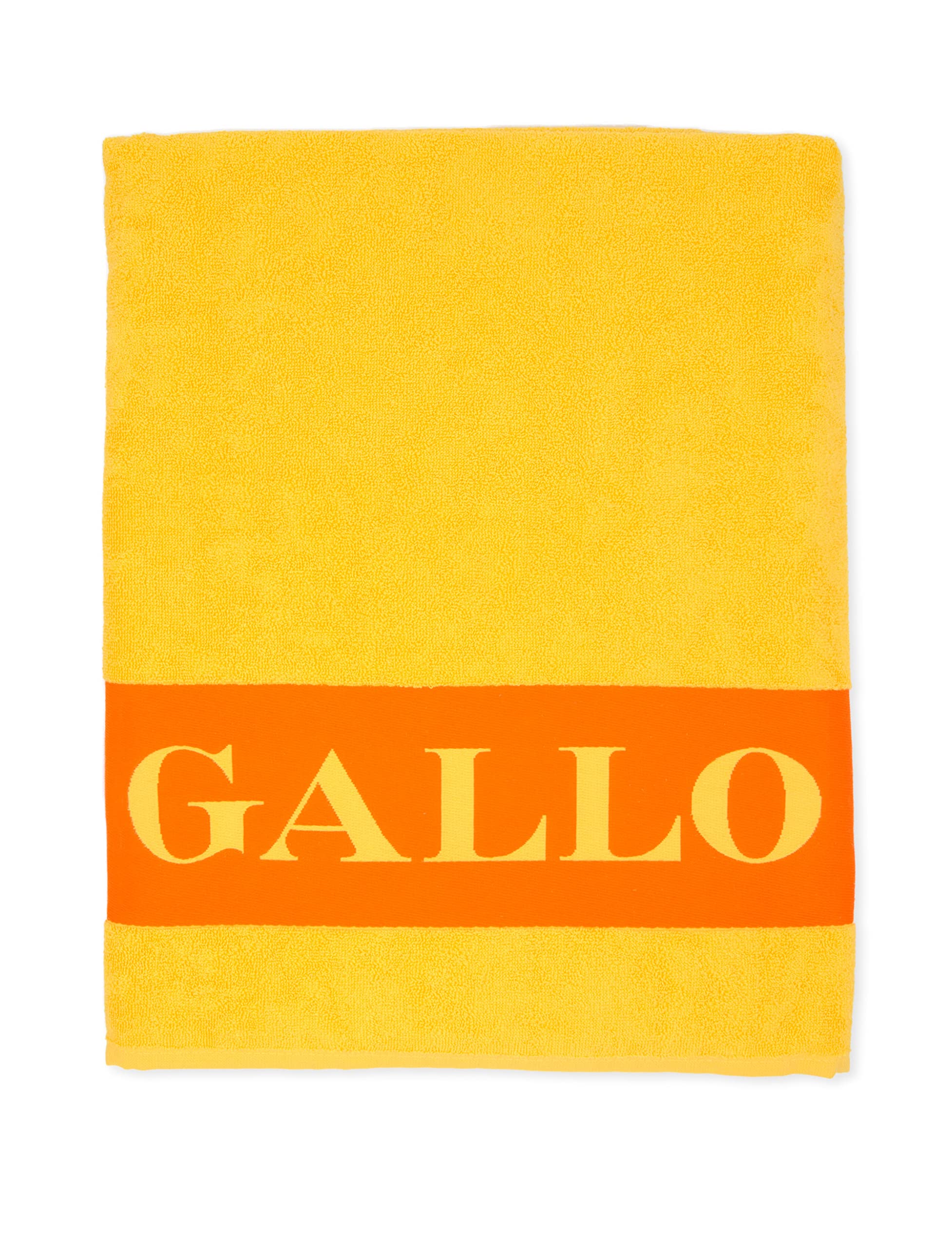 Gallo Unisex beach towel hand-made in Italy from soft cotton terry cloth