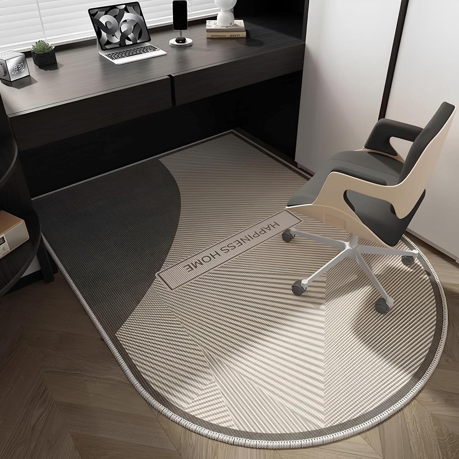 SSDDLZEQ Premium durable range Office Chair Mats Are Suitable For Use On Both Carpet And Hardwood Floors(Geometric,80x120cm)