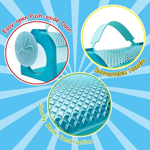 Miniatura 7 de ESSENSON Kit explorador para exteriores y receptor de insectos con chaleco, binoculares, lupa, red de mariposas, sombrero y mochila, juguete de