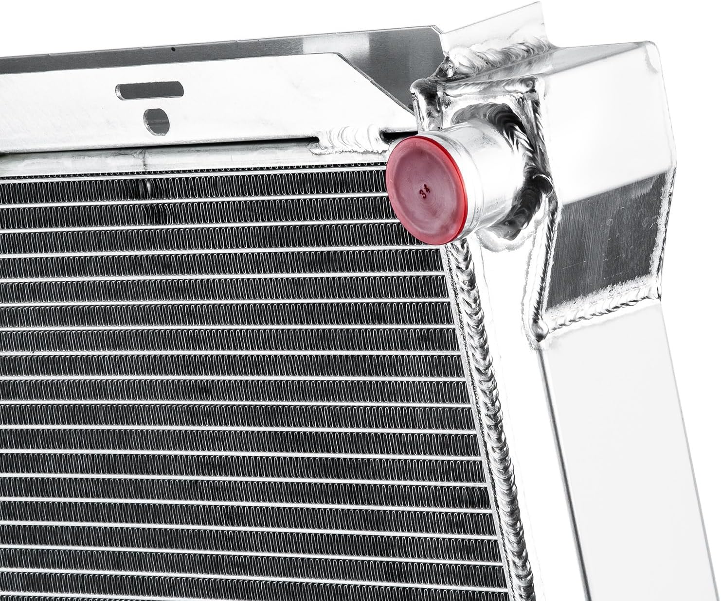 3 Row Aluminum Radiator for 1971-1973 Ford Mustang, 69-72 LTD Country Sedan Galaxie 500 Torino & Mercury Marquis Cougar 5.0L 5.8L 6.4L 6.6L 7.0L