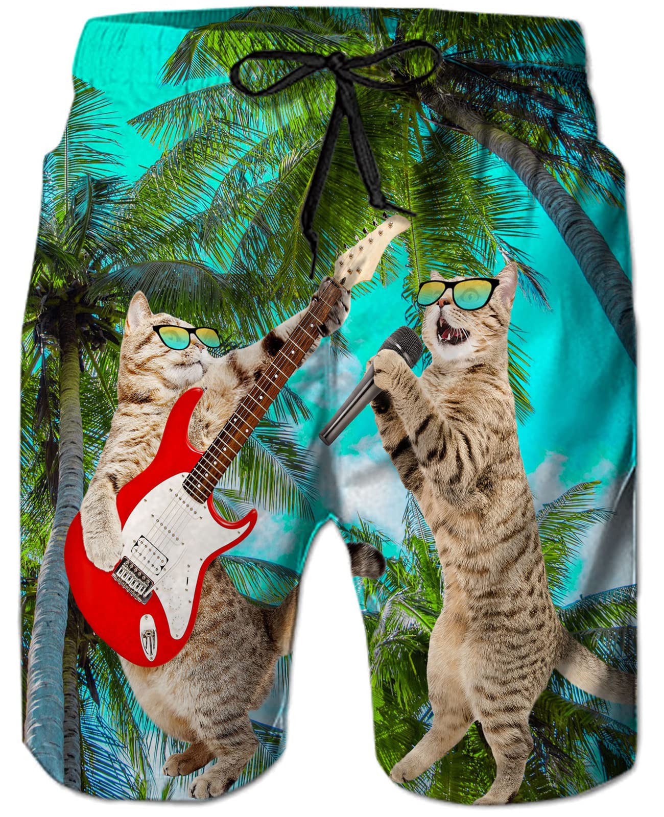 TUONROAD Costumi Uomo Mare 3D Stampato Bermuda da Bagno Asciugatura Rapida Costume Surf Pantaloncini S-3XL