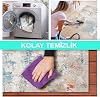 Latte Dizayn Laray Desenli Kadife Pamuk Tabanlı Yıkanabilen Kaydırmaz Antibakteriyel Salon Halısı 160x230