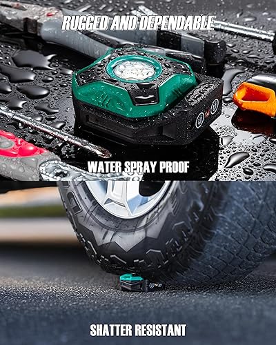 Miniatura 6 de Luz de trabajo recargable con base magnética giratoria de 360, resistente luz magnética de 700 lúmenes, compacta e impermeable, portátil, mini