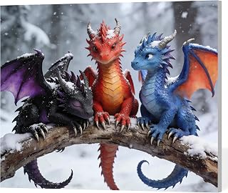 ACANDYL Paint by Numbers Kit for Adults Beginner Dangron DIY Painting Kits for Adults Dinosaur Easy Adult Paint by Number Kits on Canvas Color by Numbers for Gifts Home Wall Decor 16x20 Inch