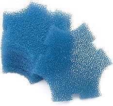 Blue Rough Replacement Filter Sponge Suitable for Oase SwimSkim 25 Start Skimmer Koi Filter (Pack of 6)